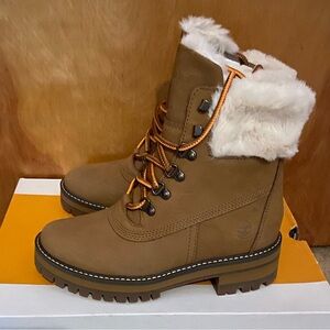 Timberland Faux Fur Lined Waterproof Winter Boots